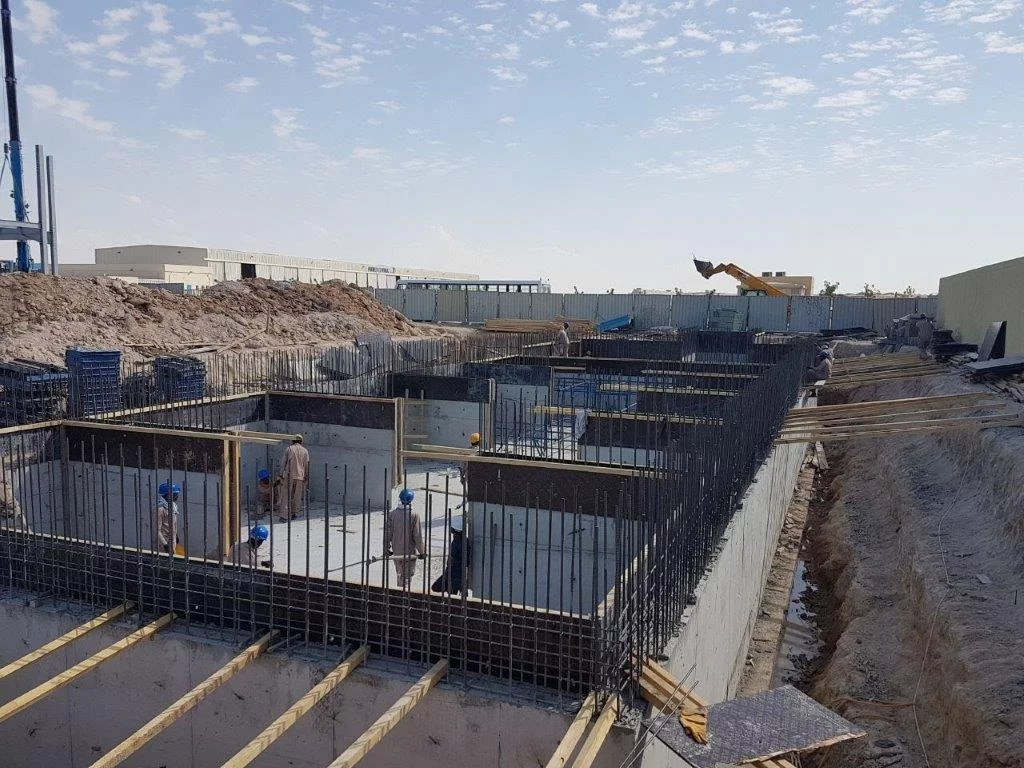 Progress new facilities under construction - Middle East Crane