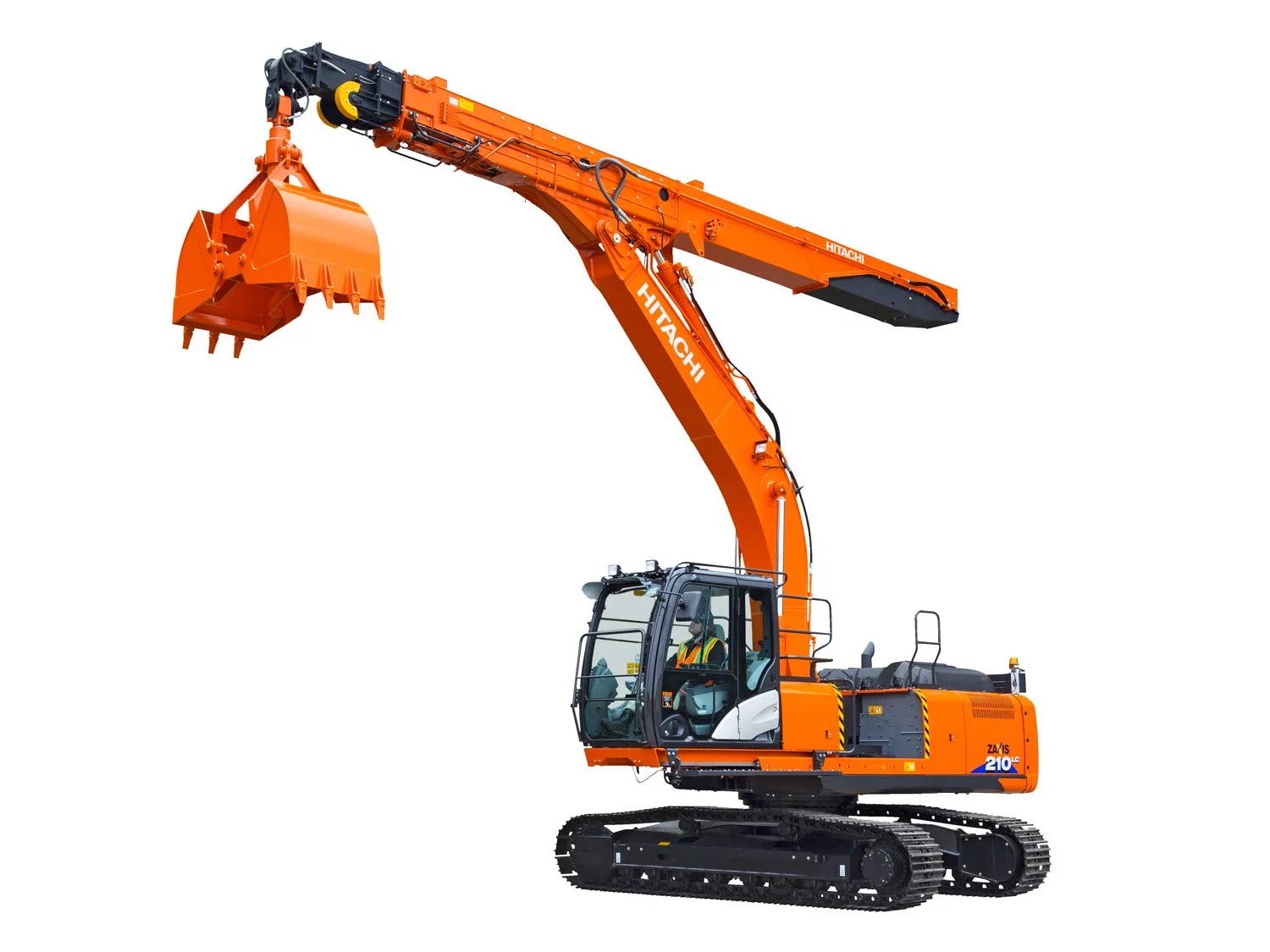 Hitachi unveils new ZX210LC-6 telescopic arm excavator