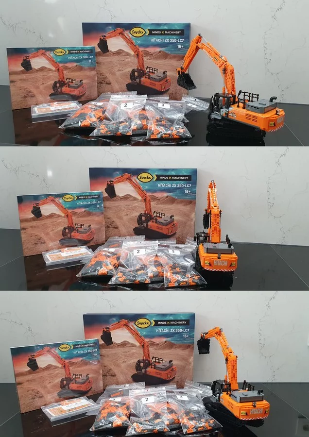 COLLECTORS ITEM: LEGO SCALE MODEL HITACHI ZX350LC-7