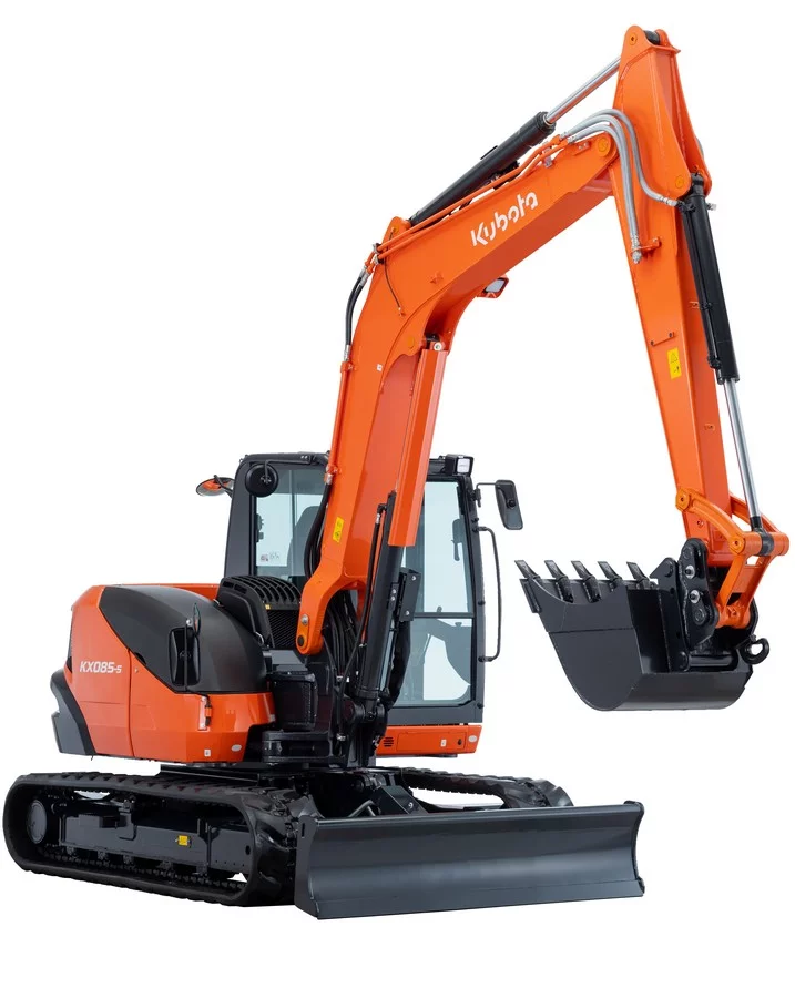 Kubota launches next-generation 8 tonne mini-excavator