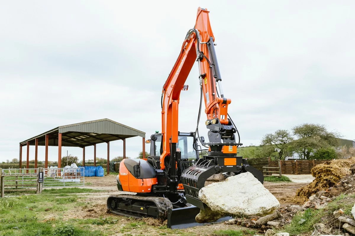 Kubota launches next-generation 8 tonne mini-excavator