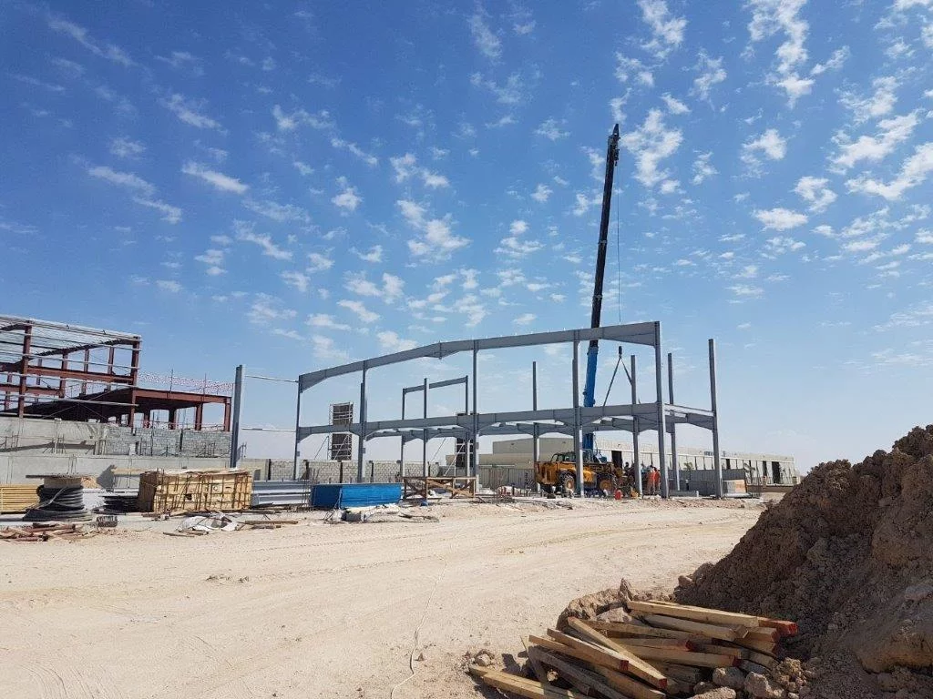 Progress new facilities under construction - Middle East Crane
