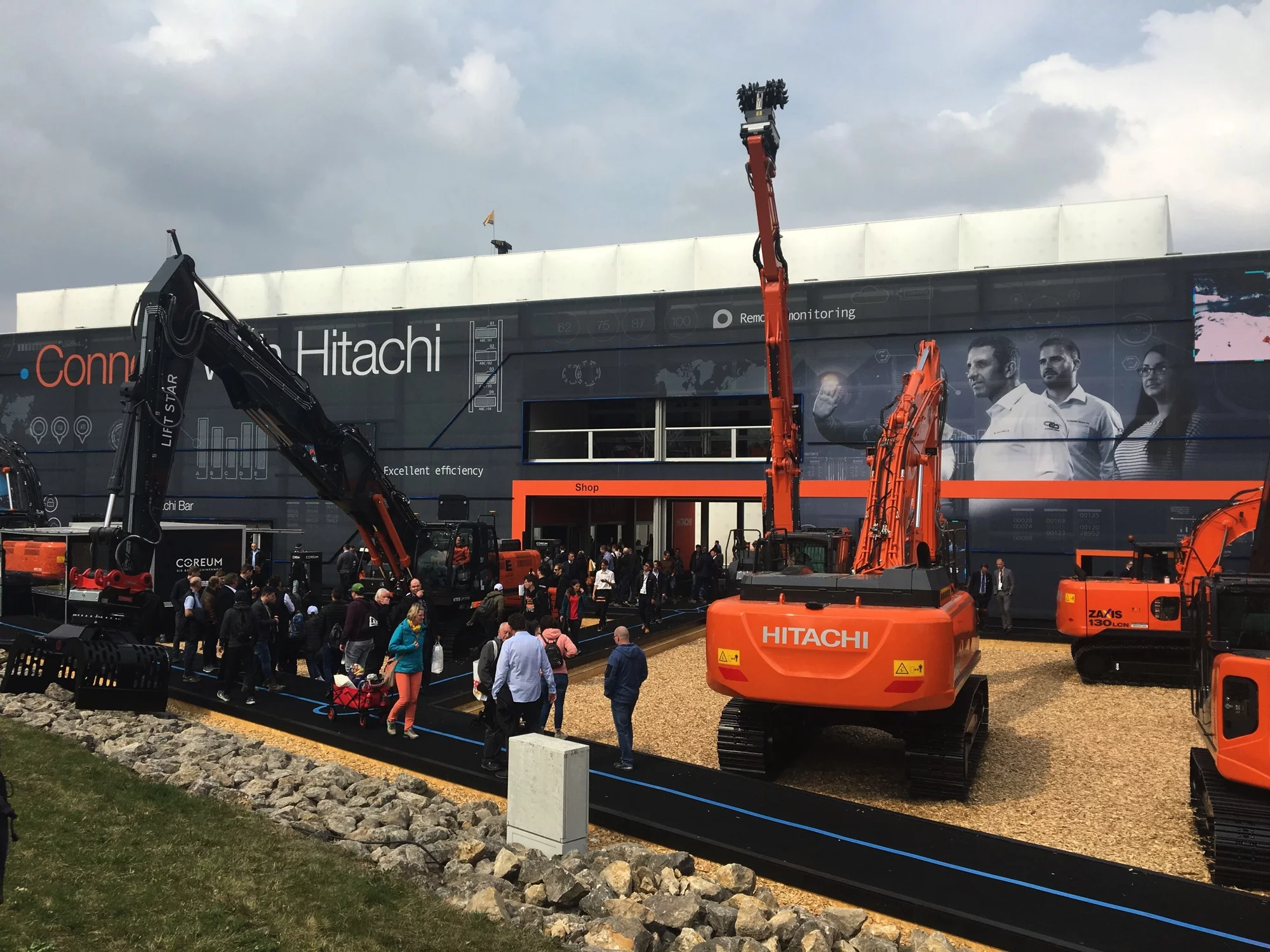 Connect with Hitachi at BAUMA