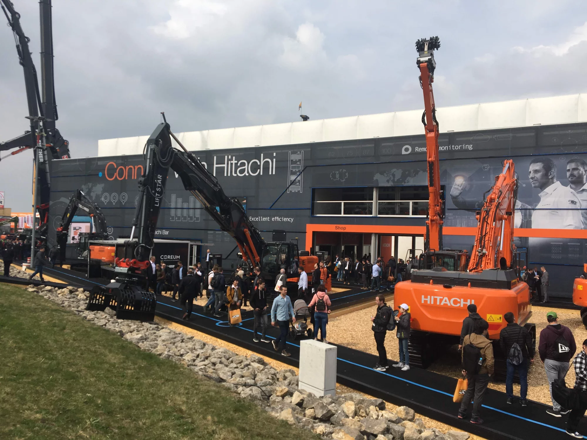 Connect with Hitachi at BAUMA