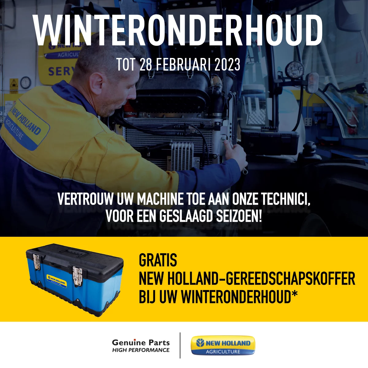 Winter Maintenance 2022 - 2023: Time for a check-up of your New Holland Machine