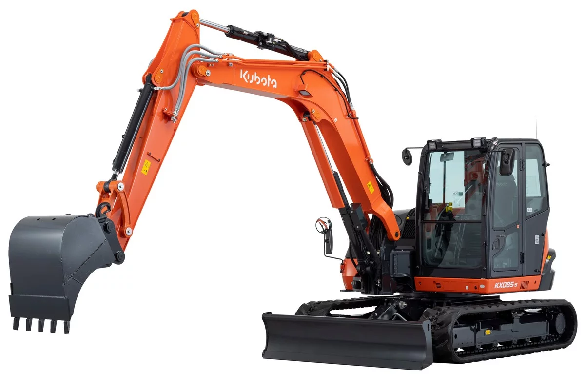 Kubota lance une midi-pelle de 8 tonnes de nouvelle génération