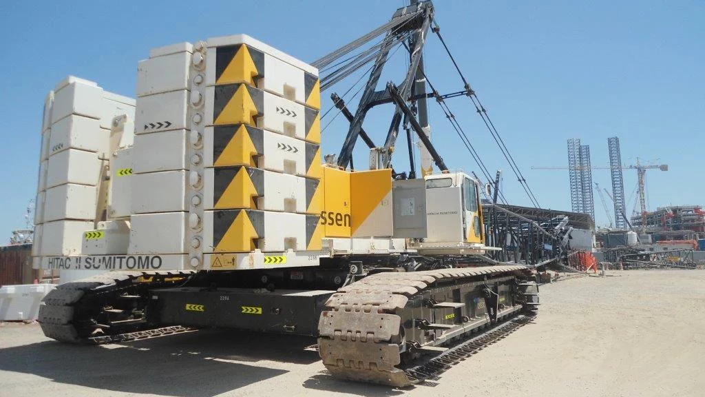 Aertssen Services élargi sa flotte au Moyen Orient avec 6 nouvelles grues à câbles.