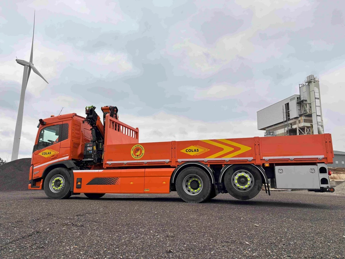 Colas Belgium met en service son premier Volvo FM Electric