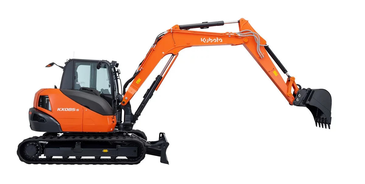 Kubota lance une midi-pelle de 8 tonnes de nouvelle génération