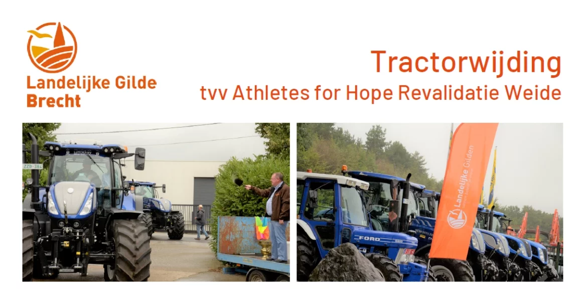 Dévoilement d'un tracteur au profit de la prairie de rééducation Athletes for Hope