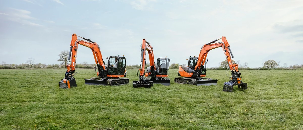 Kubota lance une midi-pelle de 8 tonnes de nouvelle génération