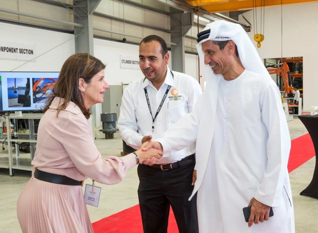 OUVERTURE des nouvelles infrastructures Middle East Crane