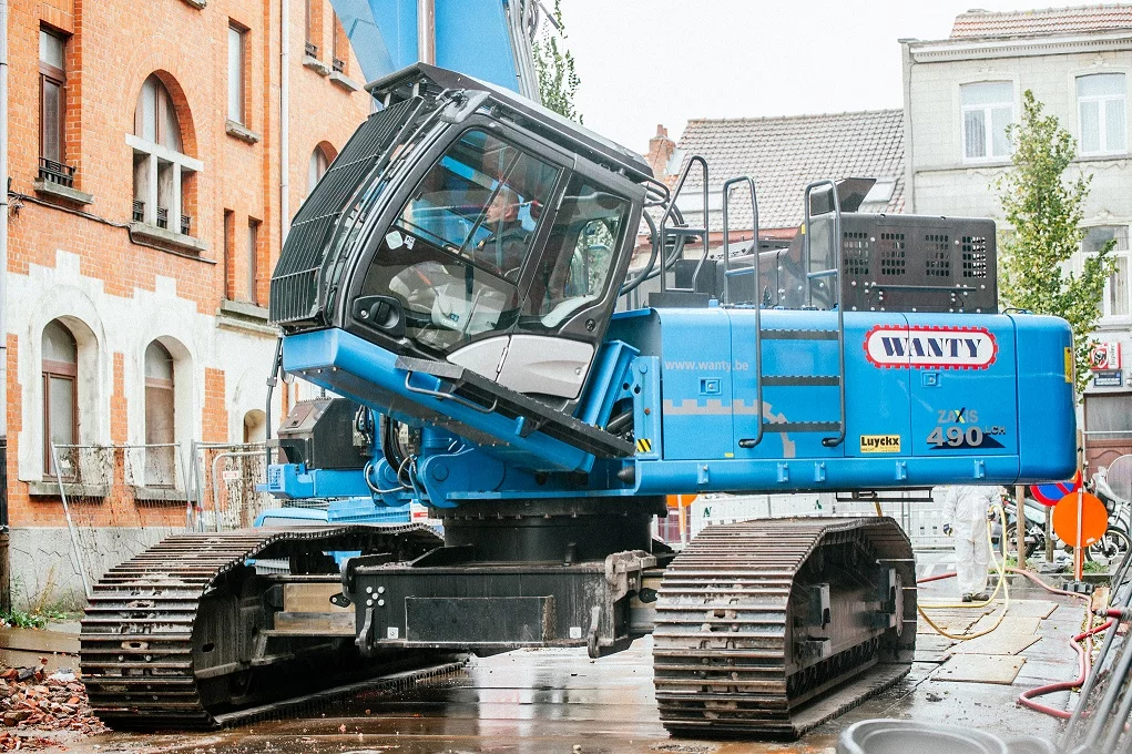 ZX490LCH-6 High Demolition en service chez WANTY GROUPE