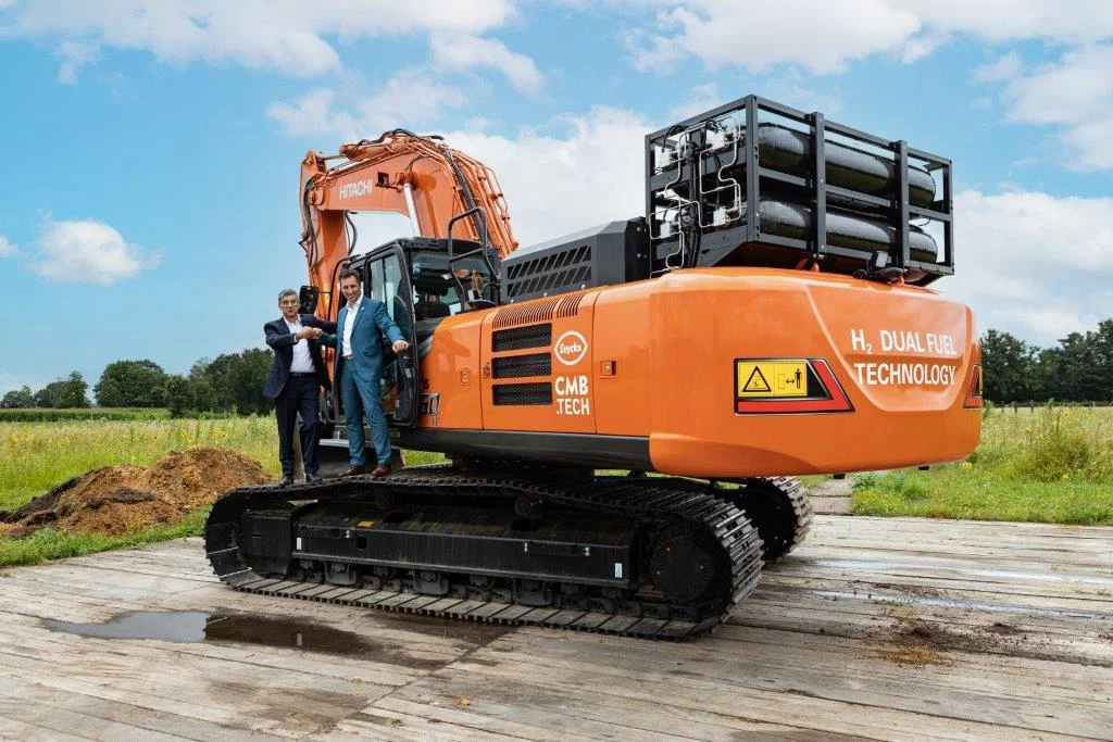 CMB.TECH et Luyckx présentent une excavatrice à hydrogène