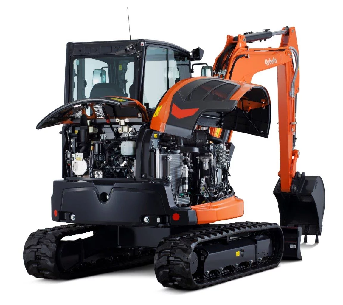 Kubota présente trois nouvelles mini‐pelles de la gamme 5 tonnes