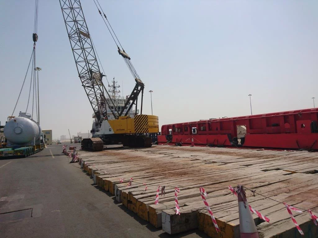 Aertssen Services élargi sa flotte au Moyen Orient avec 6 nouvelles grues à câbles.