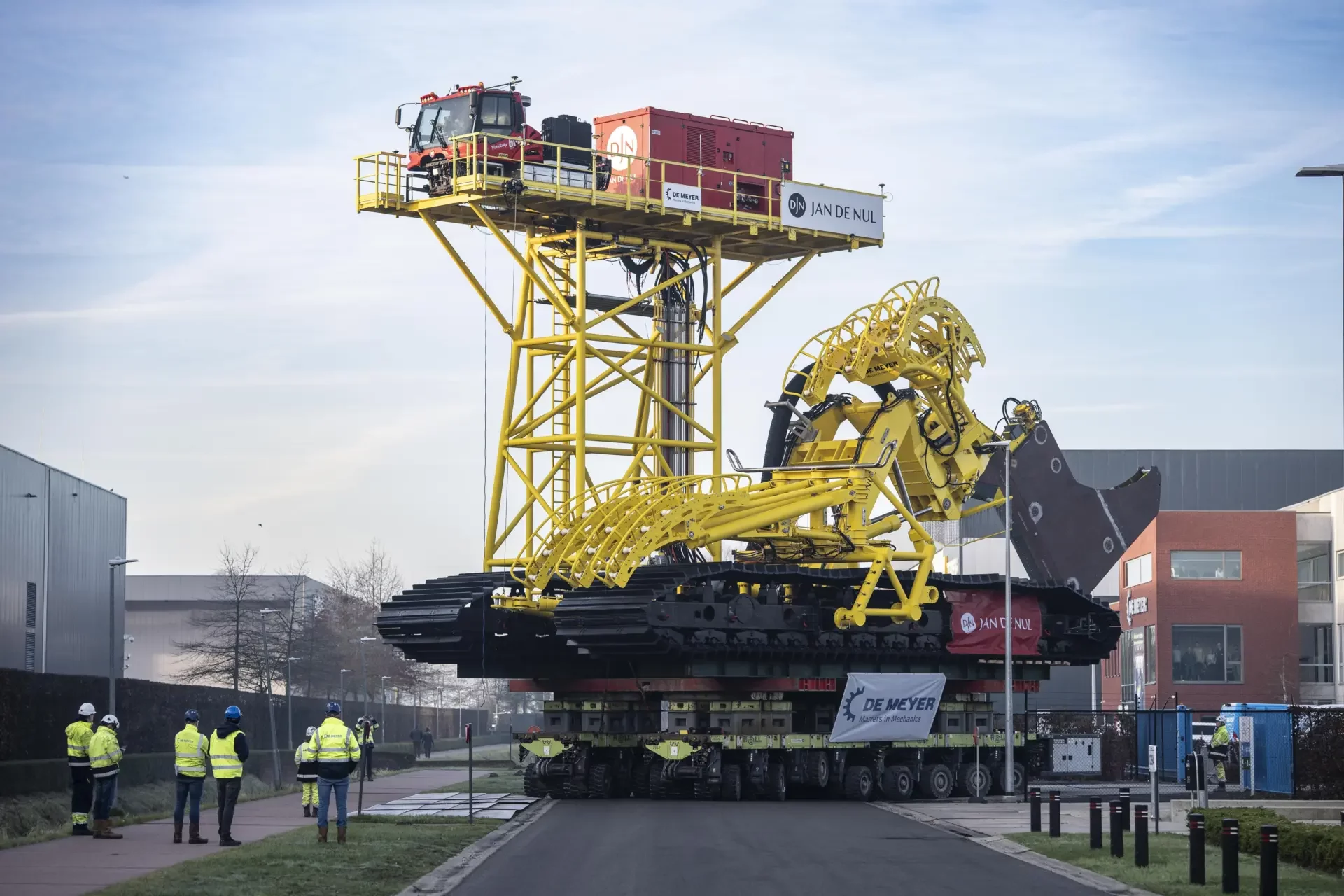 Luyckx intègre un PistenBully et un système de commande de machine sur la trancheuse de câbles Sunfish de Jan De Nul