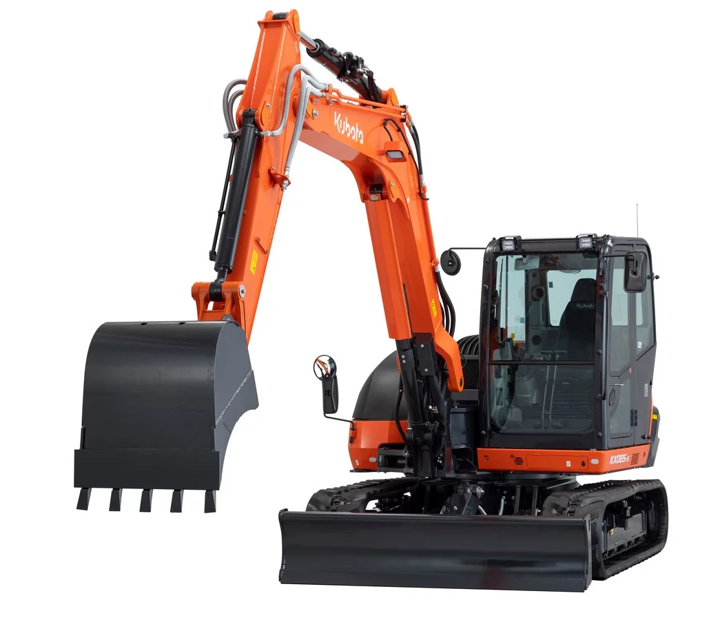 Kubota lance une midi-pelle de 8 tonnes de nouvelle génération