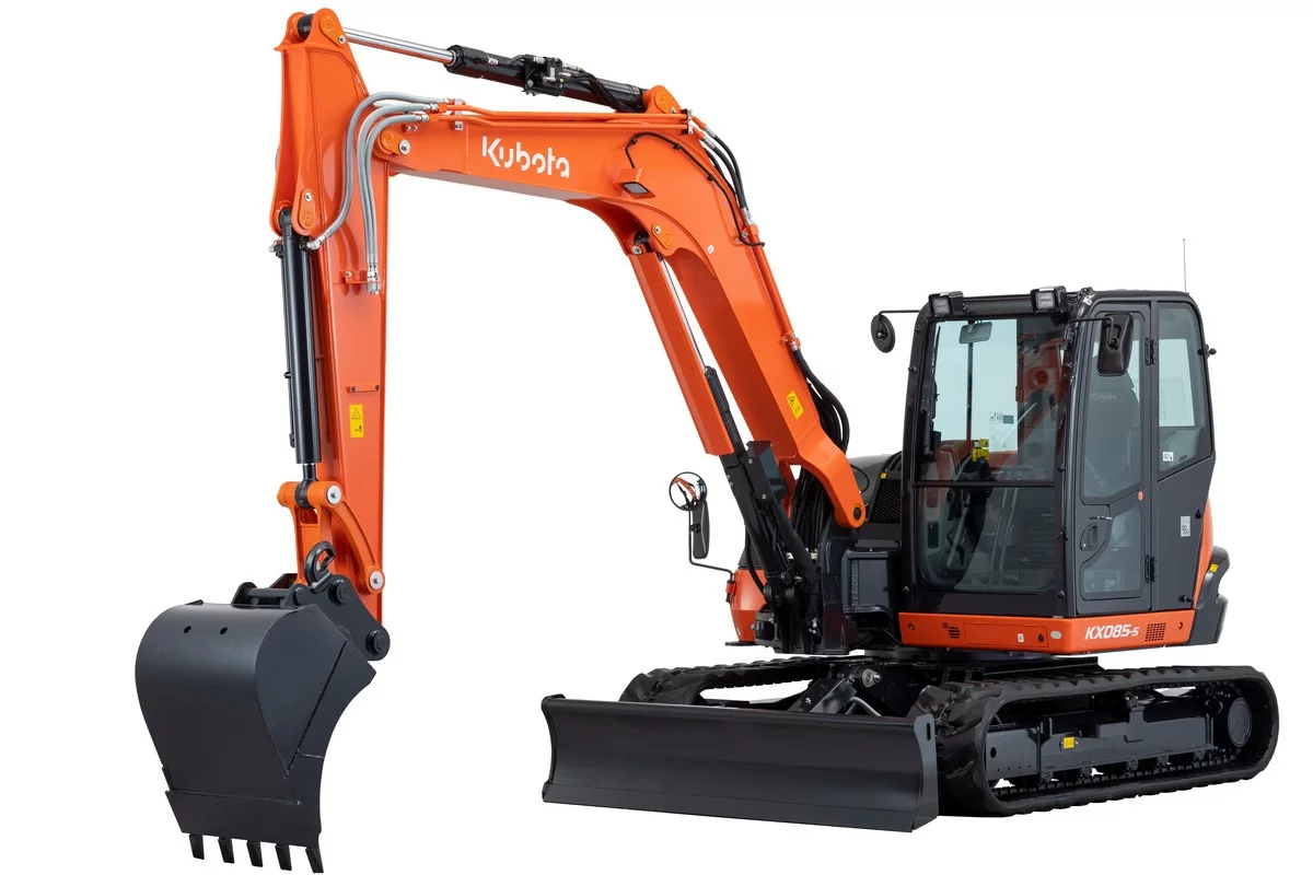 Kubota lance une midi-pelle de 8 tonnes de nouvelle génération