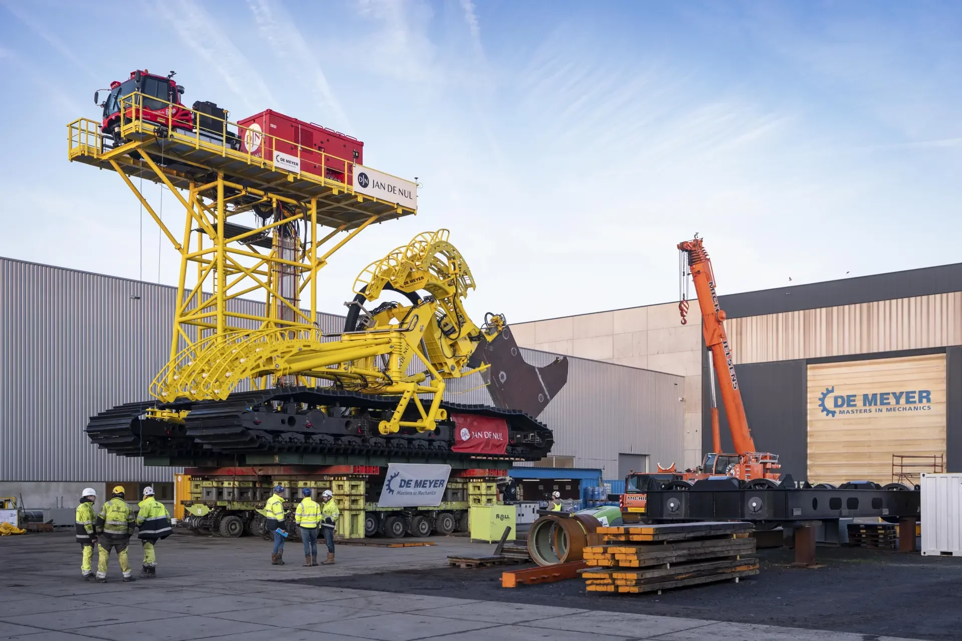 Luyckx intègre un PistenBully et un système de commande de machine sur la trancheuse de câbles Sunfish de Jan De Nul