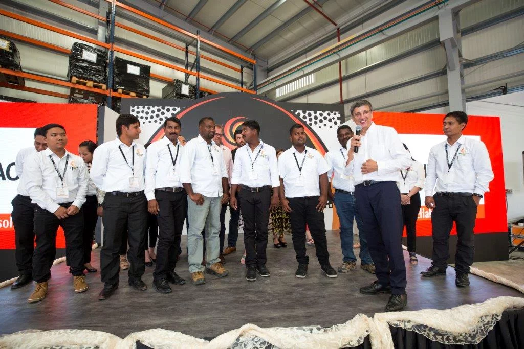 OUVERTURE des nouvelles infrastructures Middle East Crane