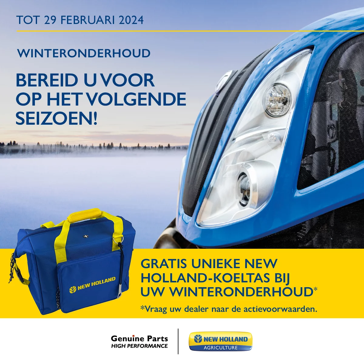 Entretien hivernal 2023 - 2024 : il est temps de faire un check-up de votre New Holland