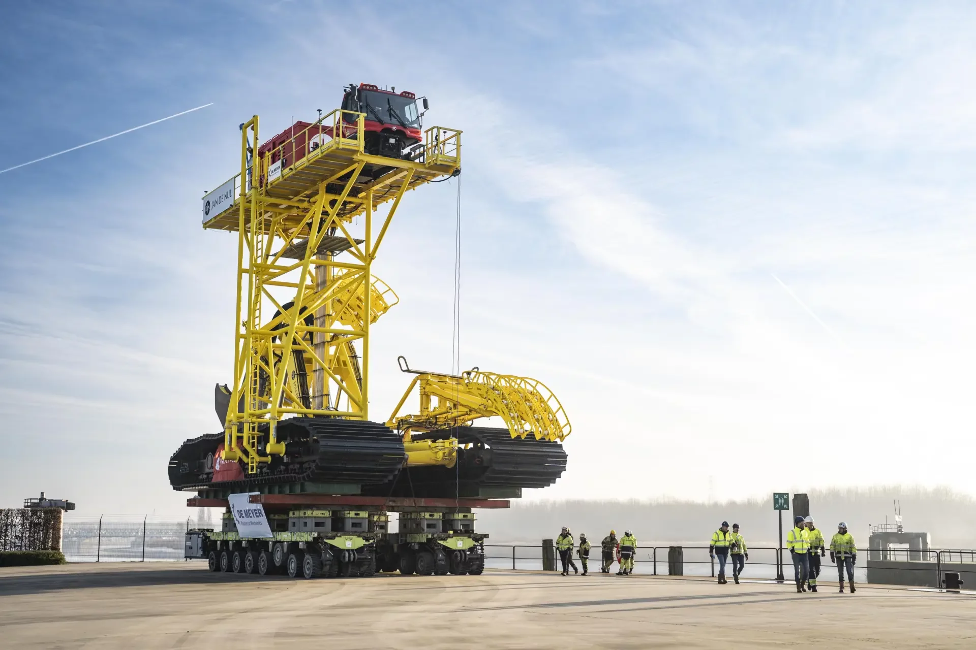 Luyckx integreert PistenBully en machinesturing op Jan De Nul’s Sunfish kabeltrencher