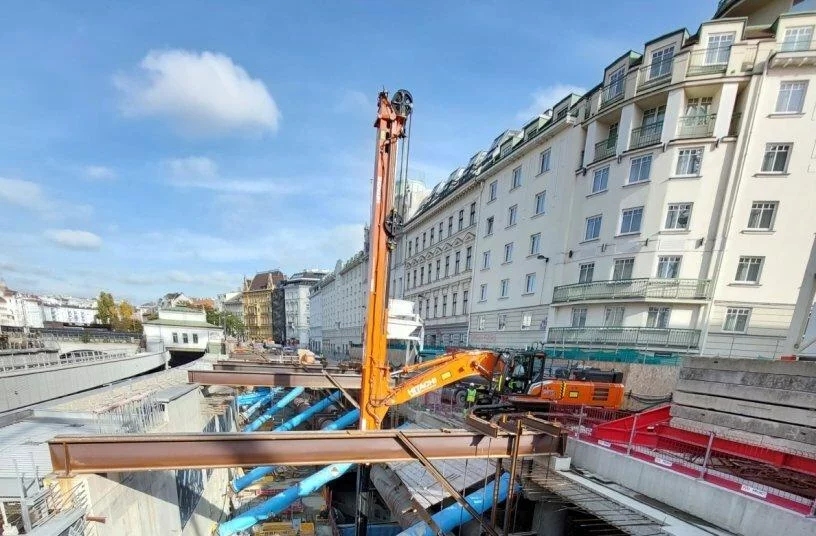 Hitachi ZX350LC-7 CTA is ideaal voor Oostenrijks infrastructuurproject