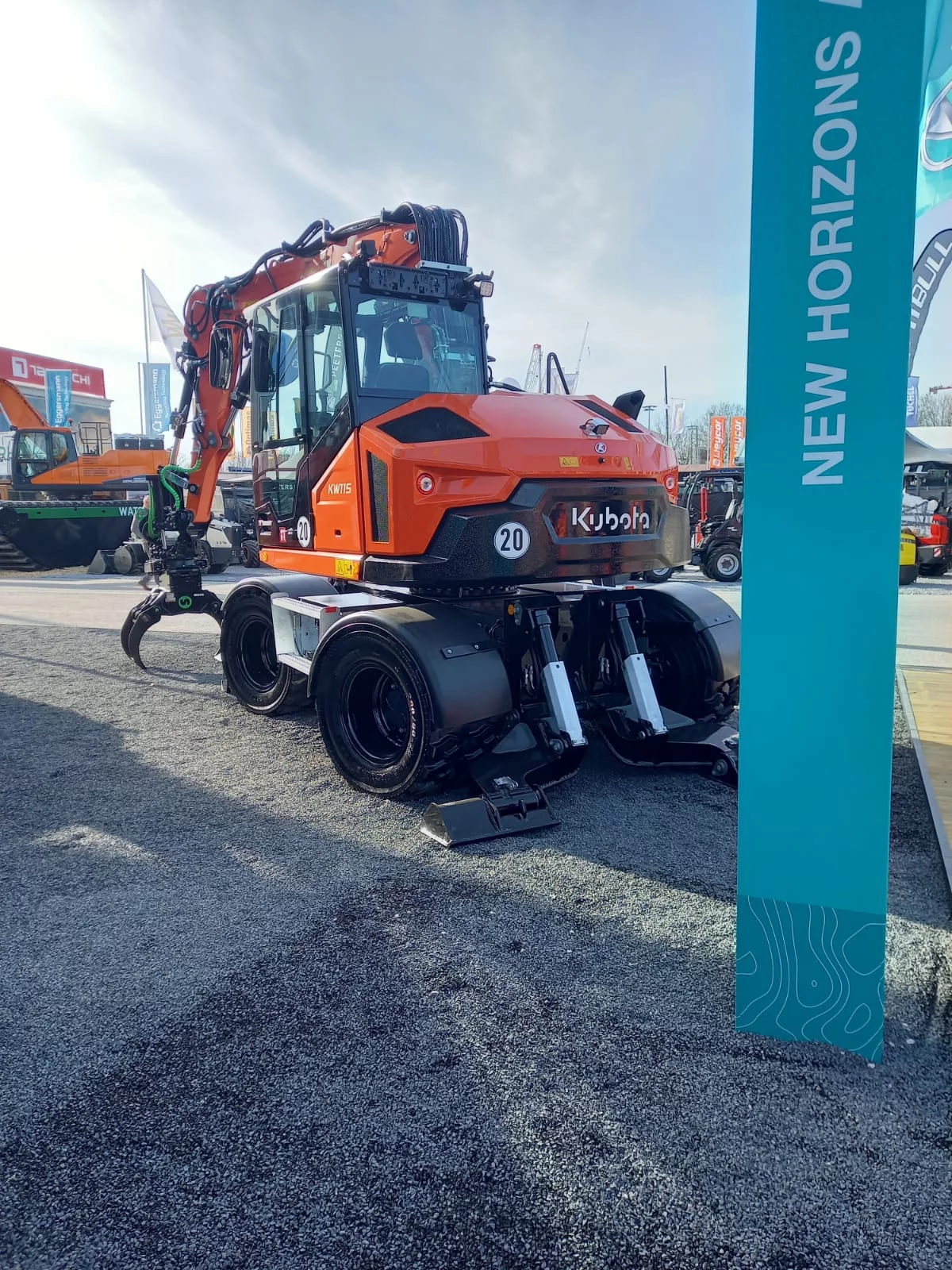 Kubota onthult nieuwe mobiele graafmachines op bauma 2025