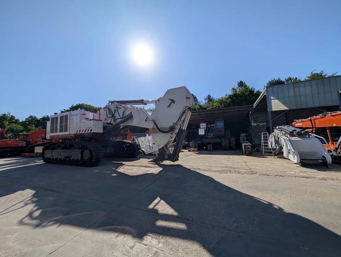 Eiffage kiest voor Hitachi EX1200-7 graafmachines met Sunton Ripper bij bouw EPR2-reactoren in Penly