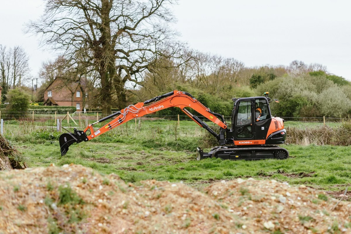 Kubota lanceert nieuwe generatie minigraafmachine van 8 ton