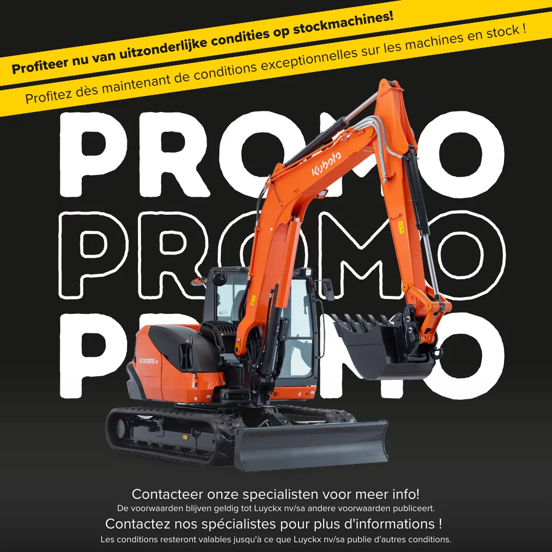 Uitzonderlijke condities op stockmachines van Kubota