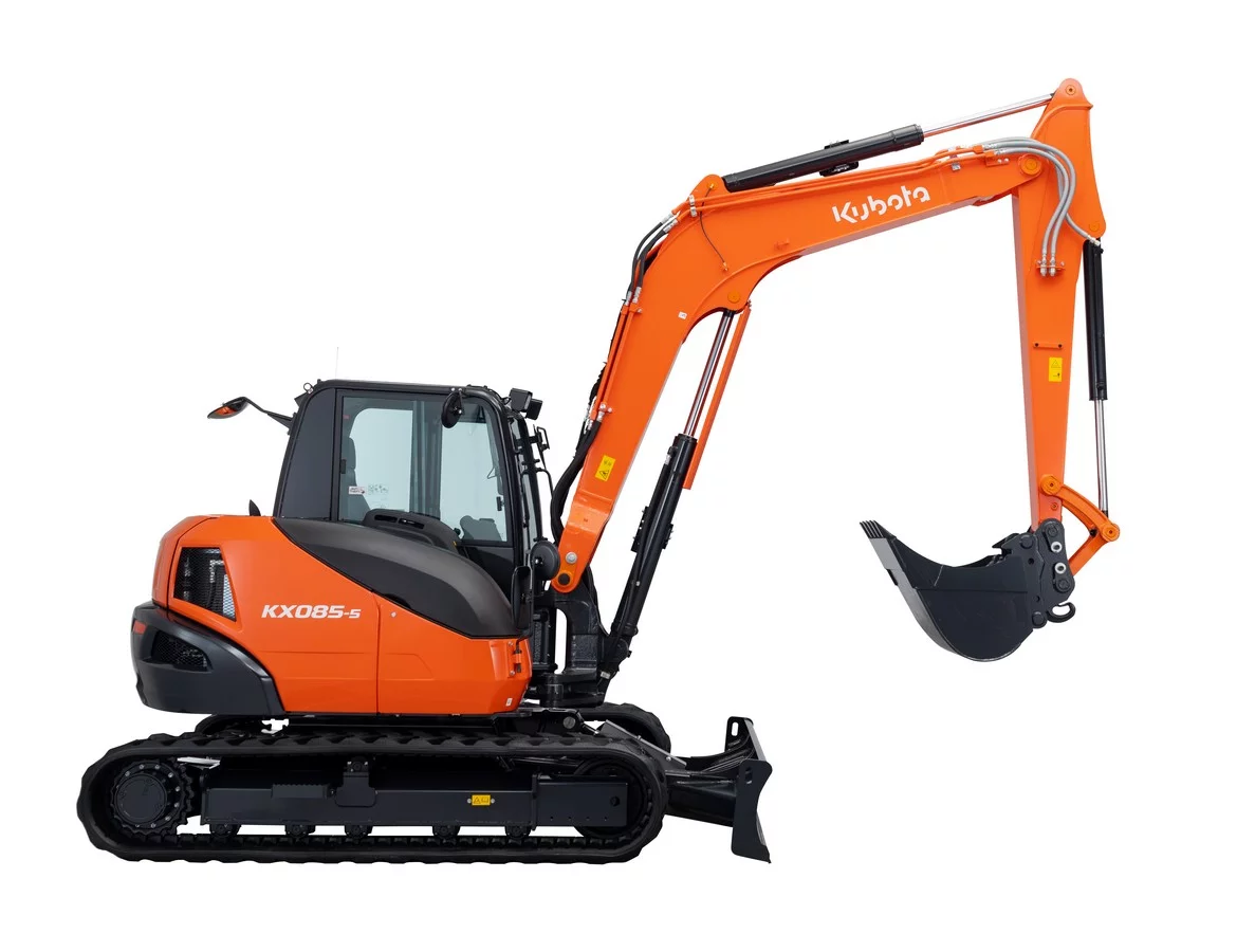 Kubota lanceert nieuwe generatie minigraafmachine van 8 ton