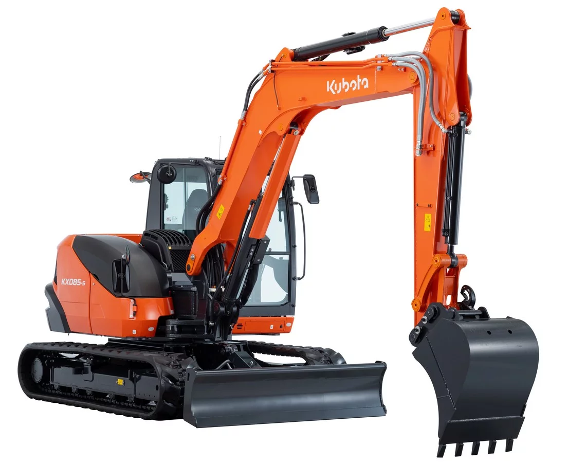 Kubota lanceert nieuwe generatie minigraafmachine van 8 ton
