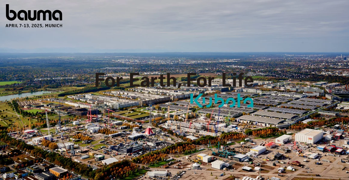 Kubota onthult baanbrekende machines op bauma 2025