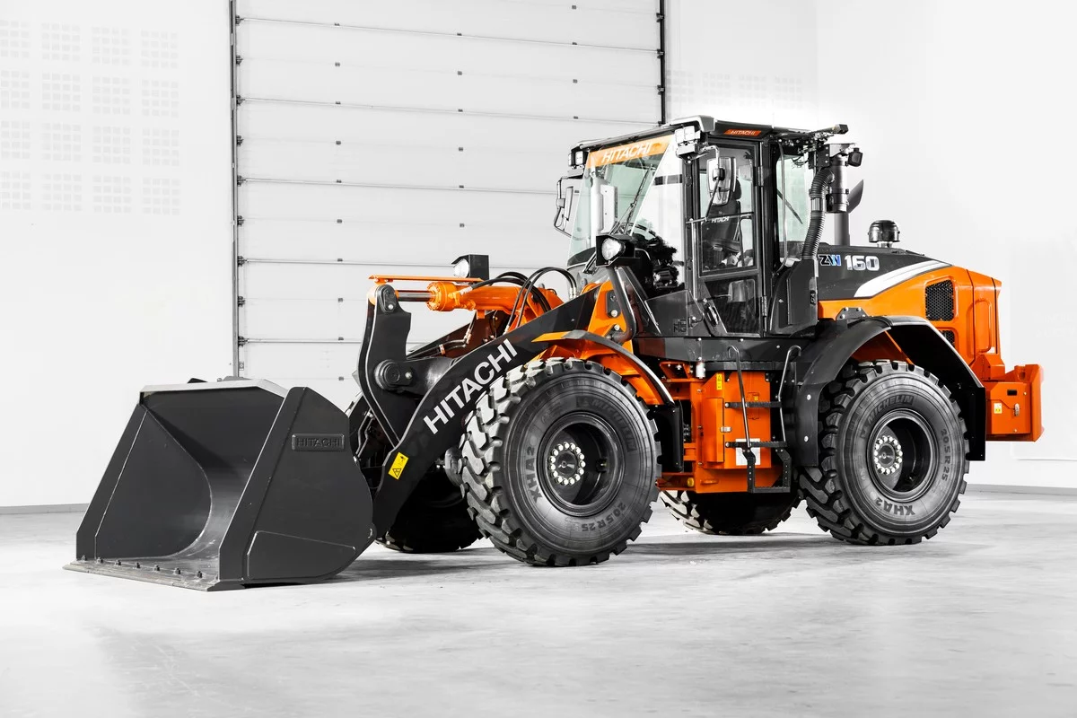 Nieuwe Hitachi wiellader ZW160-7