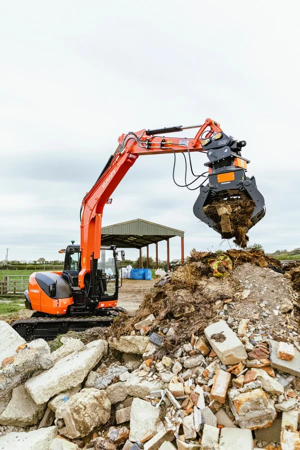 Kubota lanceert nieuwe generatie minigraafmachine van 8 ton