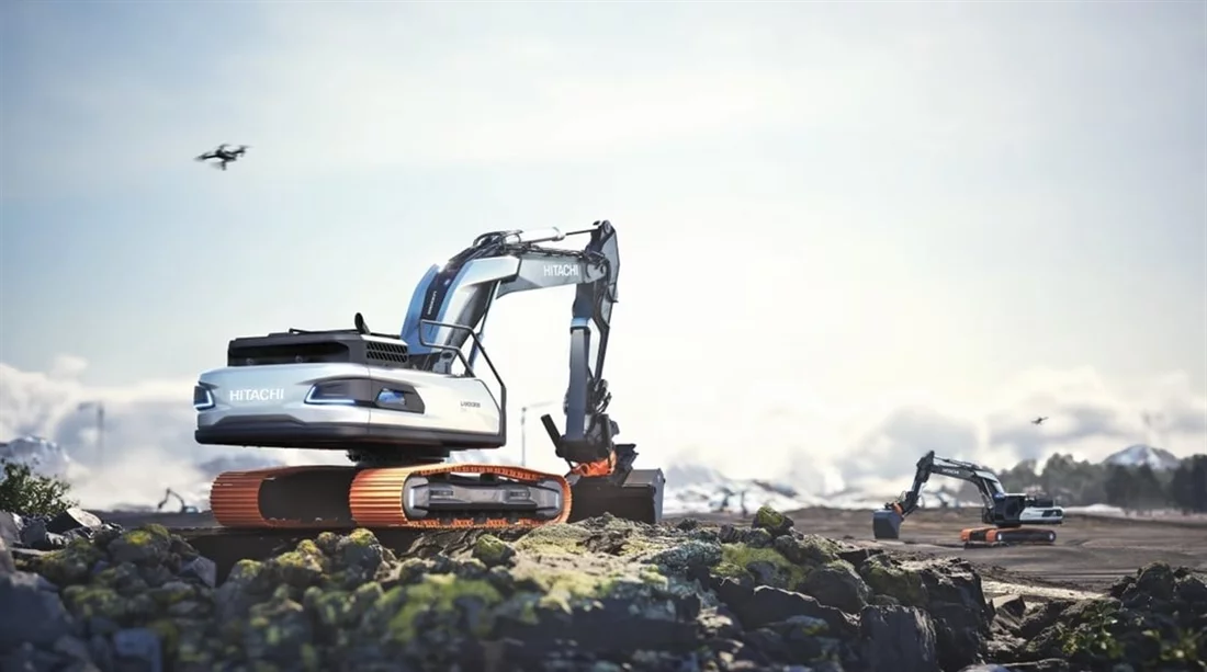Hitachi presenteert conceptgraafmachine LANDCROS One