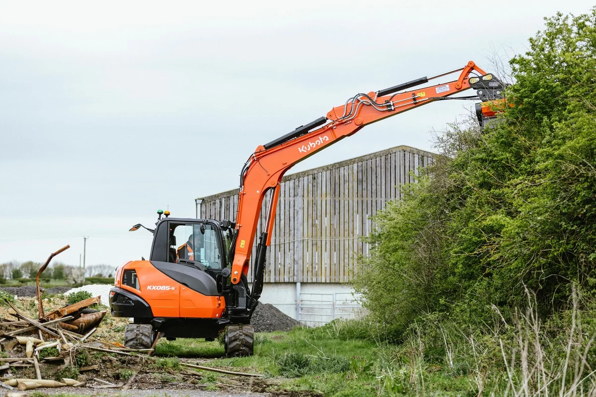 Kubota lanceert nieuwe generatie minigraafmachine van 8 ton