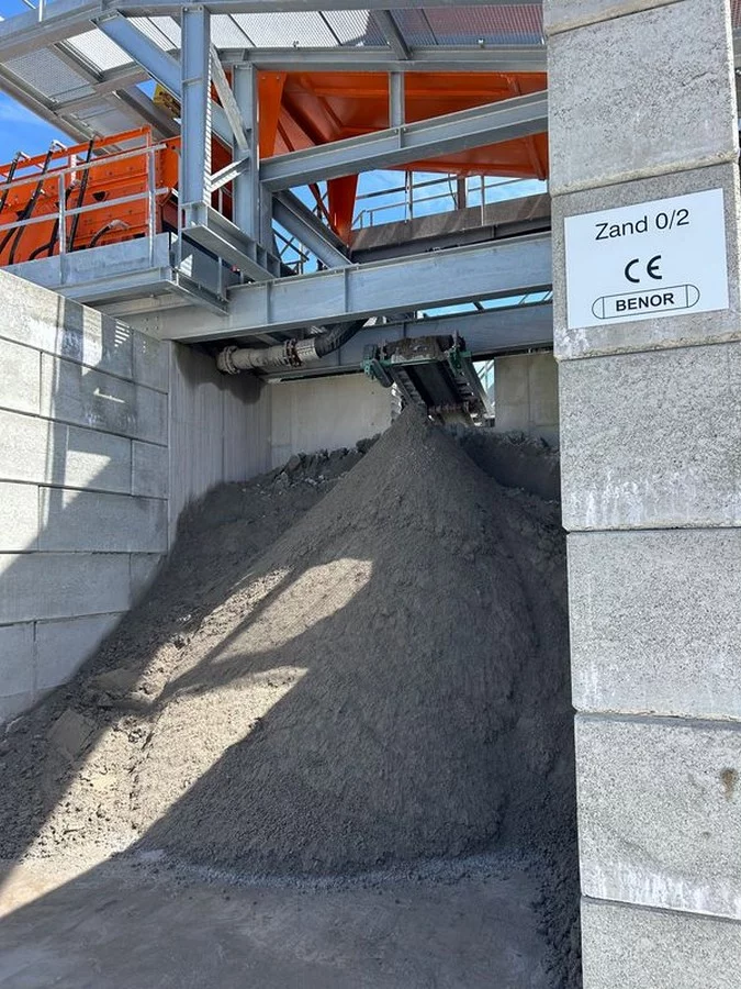 Geeroms Wegenbouw presenteert nieuwe wasinstallatie voor productie hoogwaardig gerecycleerde granulaten