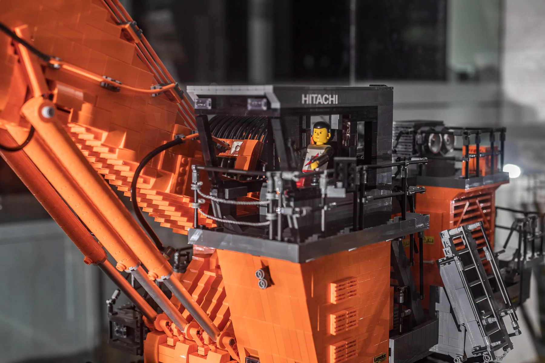Lego® schaalmodel EX1900 SL 40 meter en EX1200-7 met 2-piece boom