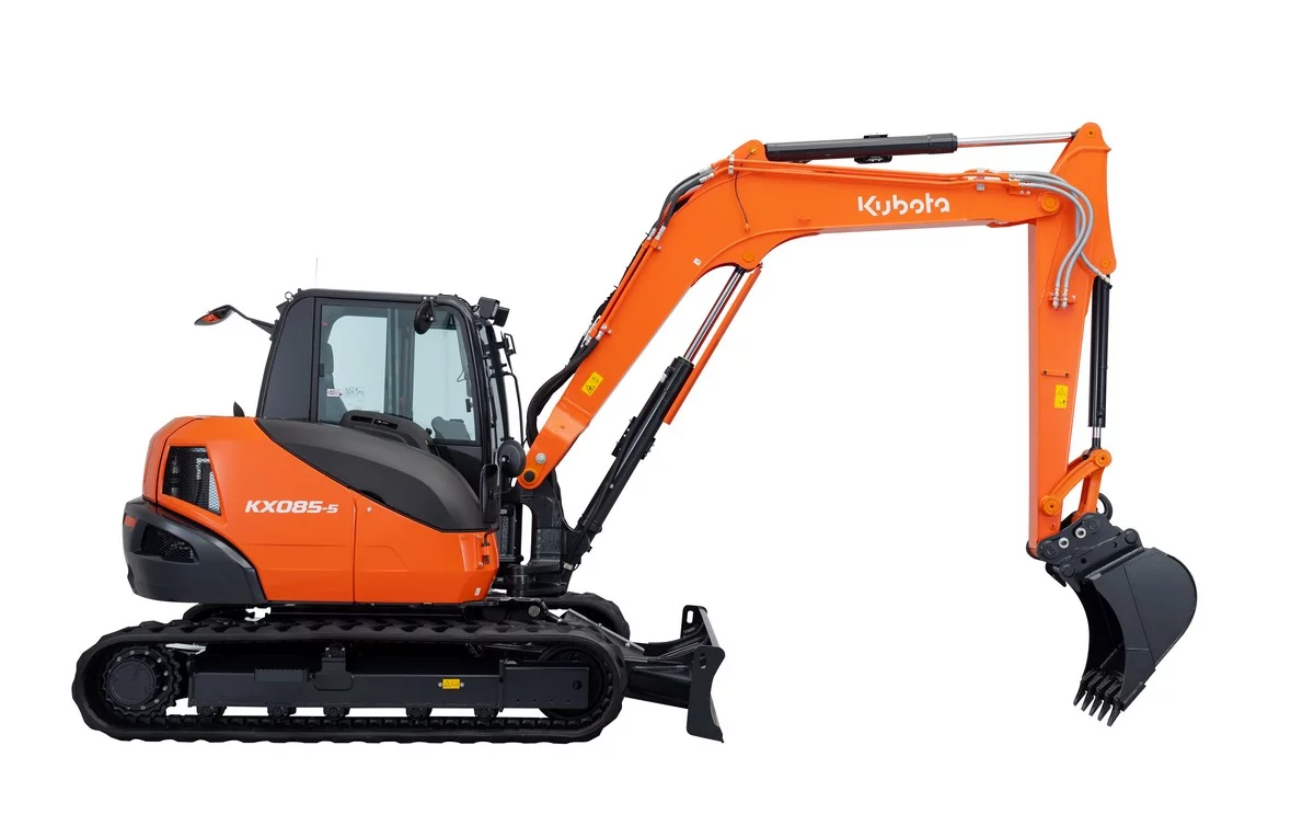 Kubota lanceert nieuwe generatie minigraafmachine van 8 ton