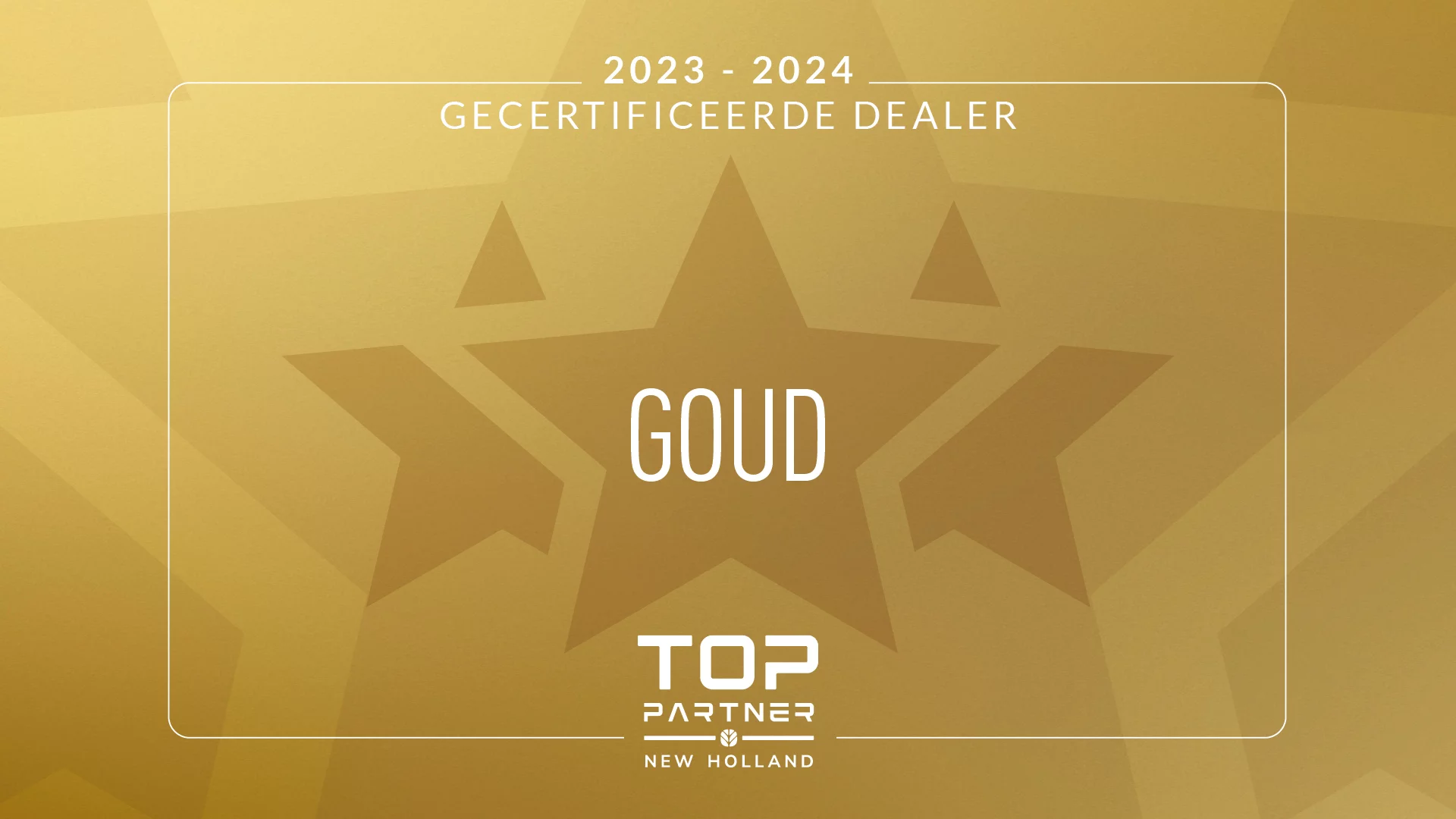 Gold Partner New Holland 2023 - 2024