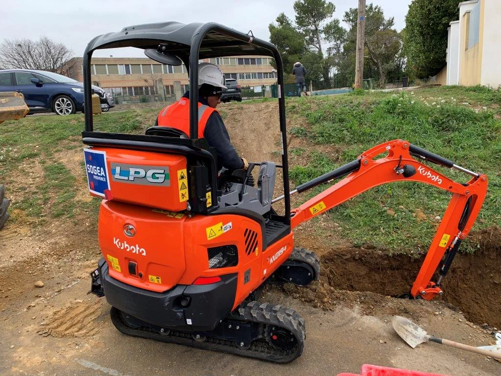 Kubota LPG minigraver
