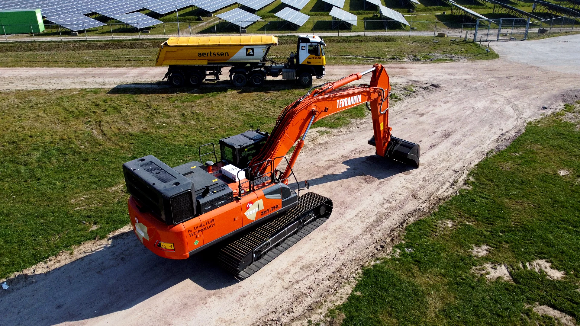 Waterstofgraafmachine in testfase Terranova