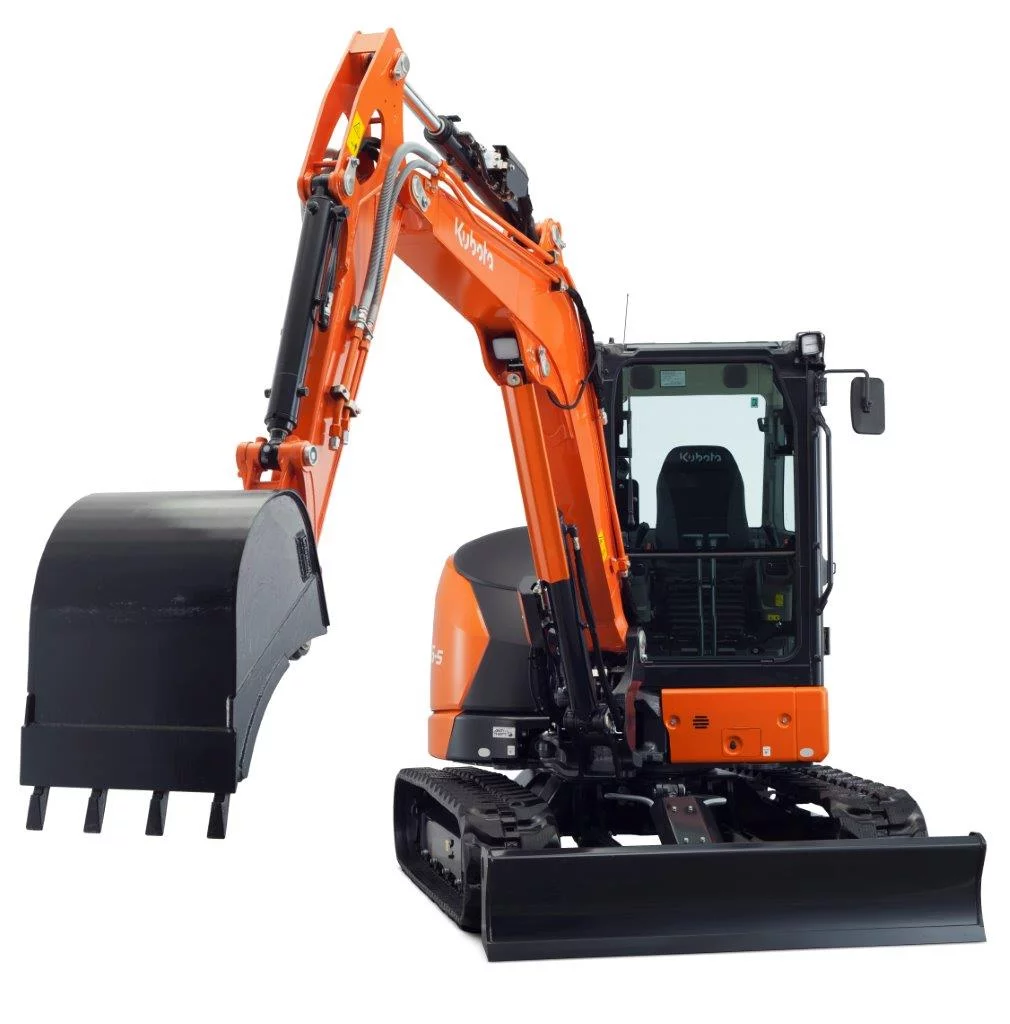 Kubota introduceert 3 nieuwe graafmachines in het 5 ton gamma
