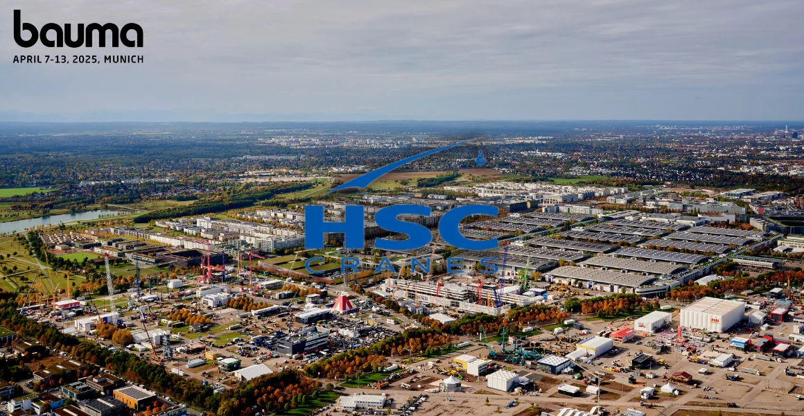 Ontdek de nieuwste modellen van HSC Cranes op bauma 2025
