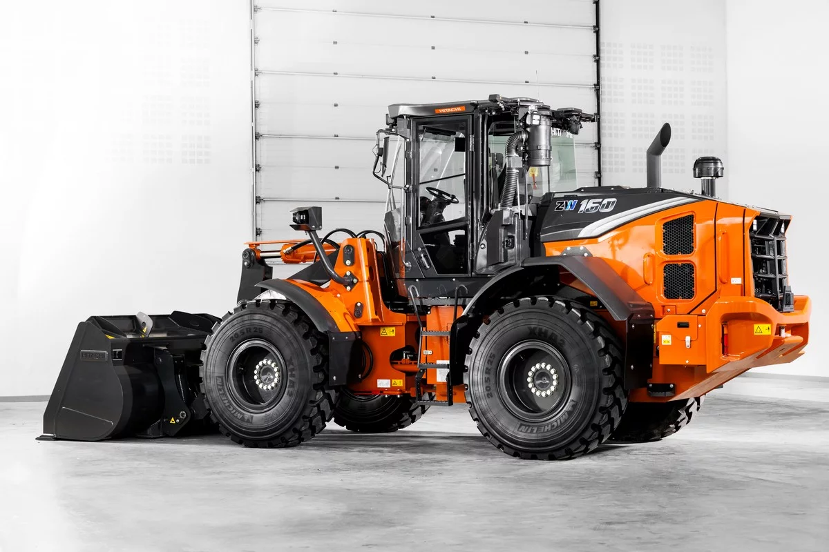 Nieuwe Hitachi wiellader ZW160-7