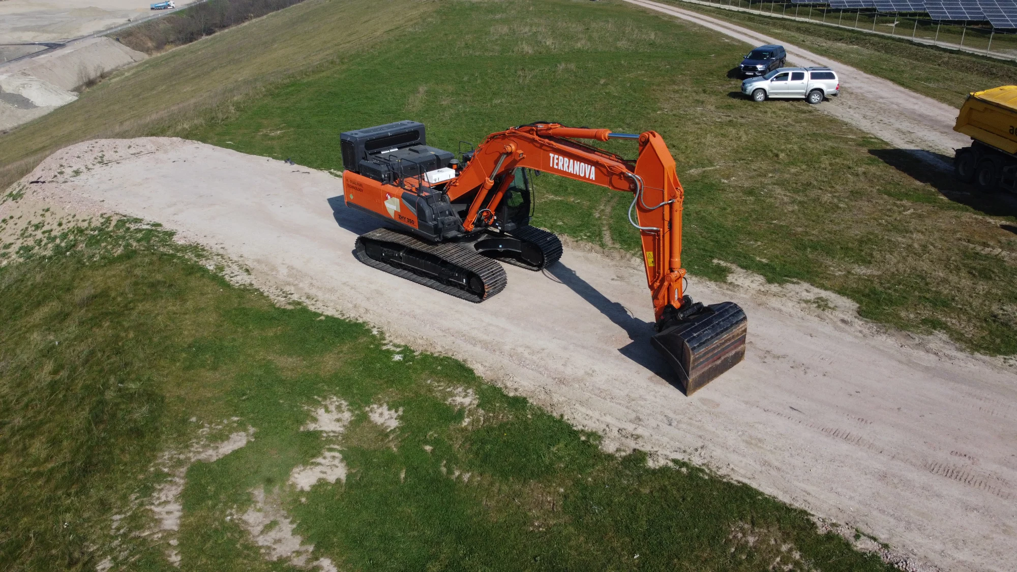 Waterstofgraafmachine in testfase Terranova