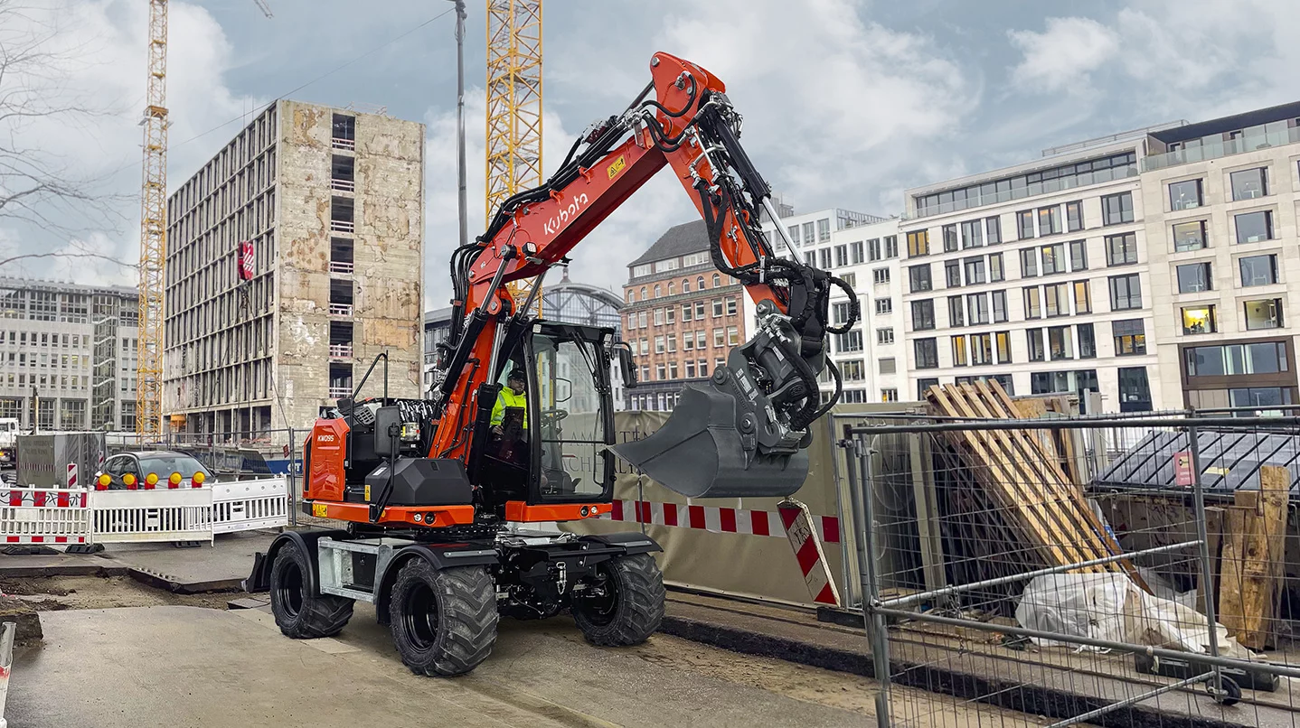 Kubota onthult nieuwe mobiele graafmachines op bauma 2025